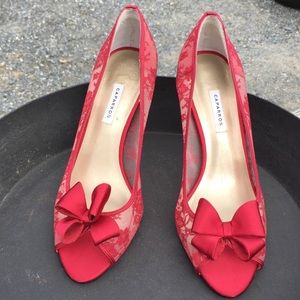 Peep Toe Caparros - New, never worn - sz 9